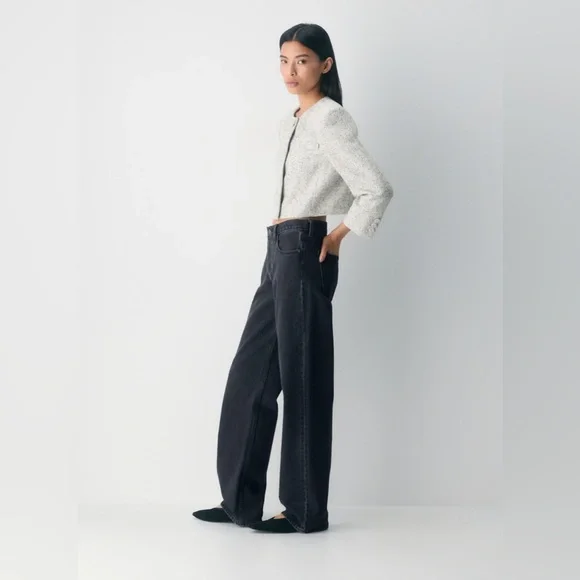 NEW! ARITZIA Babaton Acquire Jacket - Tweed (Ecru/Black)